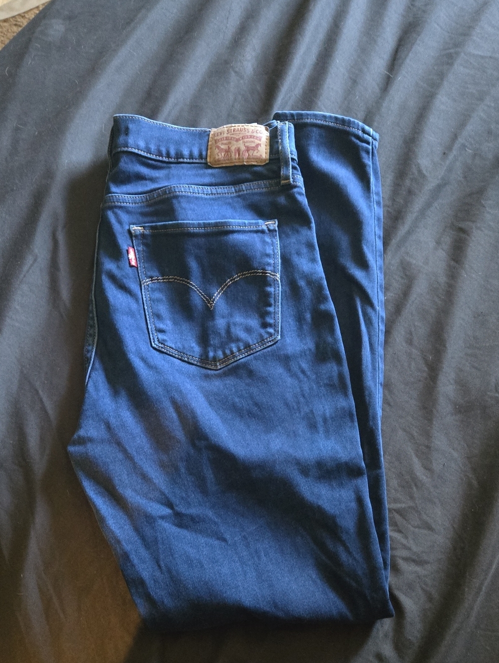 720 Levi's Slim Dark Blue Denim Jeans